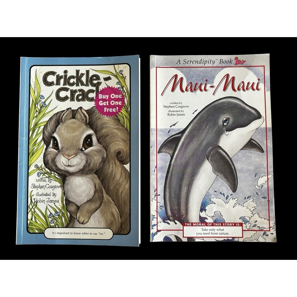 Serendipity Books 'Crickle-Crackle' And 'Maui-Maui' Paperbacks Cosgrove